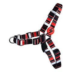 Dashi Slide Front Harness - norvegiško stiliaus pakinktai šunims, be traukimo, dryžuotas raštas