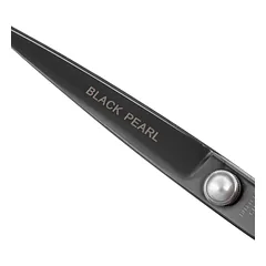 Geib Black Pearl tiesios žirklės - profesionalios tiesios žirklės, pagamintos iš kobalto plieno, 7,5" — 2 nuotrauka