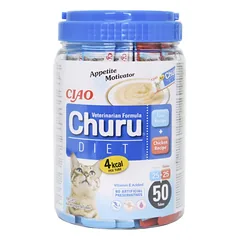 Inaba Churu Cat Diet Tuna Chicken drėgnas paštetas katėms, 50×14 g