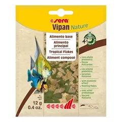 Sera Vipan Nature dribsnių pašaras dekoratyvinėms žuvims su vabzdžių miltais ir prebiotikais, 12 g nuotrauka