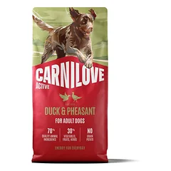 CARNILOVE Active Dog Duck & Pheasant Adult 2 x 12 kg – sausas pašaras su antiena ir fazaniena suaugusiems šunims