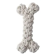 Quapas! Žaislas šunims iš natūralios virvės, kaulas, XXL, 40 cm — 3 nuotrauka