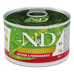 FARMINA N&D PRIME - DOG Wet Chicken&Pomegranate ADULT MINI 140 g (pak.6)