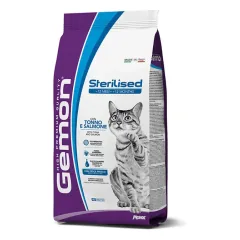 GEMON - Dry Cat Sterilized su tunu ir lašiša 2kg