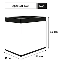 Aquael Optiset 130 Juodas (130L) — 3 nuotrauka