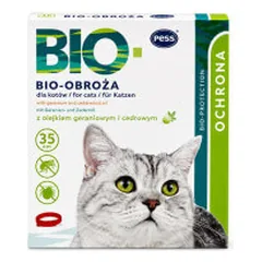 Pess Bio antkaklis nuo erkių ir blusų katėms 35 cm - Pet24