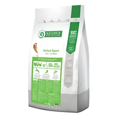 Nature's Protection visų veislių suaugusių aktyvių šunų sausas pašaras su paukštiena ir kriliu, 4 kg — 2 nuotrauka