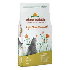 Almo Nature Holistic Maintenance ar tītara gaļu 12kg - barība kaķiem