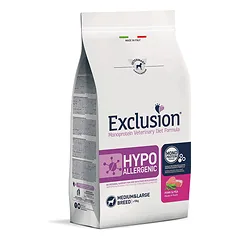Exclusion Hypoallergenic sausas šunų maistas su kiauliena ir žirneliais M/L 12 kg — 2 nuotrauka