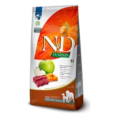 FARMINA N&D PUMPKIN - DOG Dry Venison&Apple ADULT MEDIUM MAXI 12 kg
