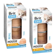 BRIT Care Cat Mousse Real Tuna 12x25 g mus su tunu katėms