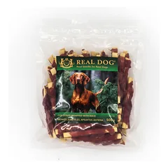 Menkės juostelės apsuktos antiena REAL DOG Snacks 500g