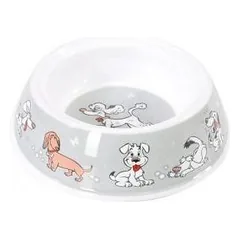 Camon Dog melamino dubenėlis šunims, lengvas ir patvarus, 16 cm/300 ml