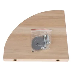 TIAKI medinė kampinė platforma smulkiems gyvūnams, L 17,5 x B 17,5 x H 1,2 cm — 4 nuotrauka