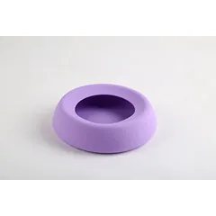 Super Design gyvūnų augintinių vandens dubenėlis, silikoninis, violetinis, 0,52 l, 16,7x4,4 cm — 2 nuotrauka