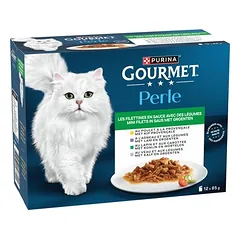 Gourmet Perle mišrus rinkinys, drėgnas maistas katėms 12 x 85 g — 2 nuotrauka