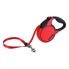 KONG Terrain ištraukiamas pavadėlis, raudonas, Dideliems 26–45 kg — 5 nuotrauka