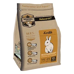 KORONA NATURY Natural-Vit triušių ėdalas 750g photo