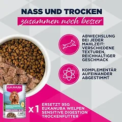Eukanuba Special Care Puppy Sensitive Digestion, drėgnas maistas šuniukams — 3 nuotrauka