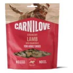 CARNILOVE Crunchy Snack Lamb with Cranberries skanėstai šunims 200 g