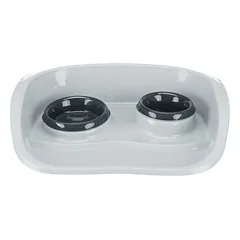 Trixie plastikinių dubenėlių rinkinys, 0,25 l, ø 9 cm & 0,3 l, ø 11 cm / L 46 x B 11 x H 30 — 2 nuotrauka