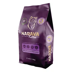 NARAVA High Premium Cat Chicken Kitten sausas pašaras kačiukams 1,5 kg