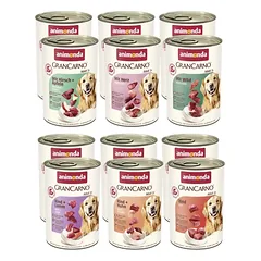 ANIMONDA GranCarno suaugusiems šunims skirtas mišinys, įvairių skonių, 12x400 g