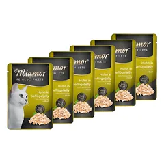 Miamor Feine Filets - drėgnas kačių maistas vištiena paukštienos drebučiuose 6x100g
