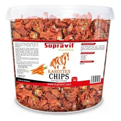 Supravit Karottenchips - Pferdeleckerlis leicht bekömmliche Möhrenchips