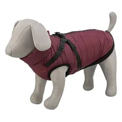 Trixie Pirou žieminė striukė su petnešomis S (40 cm), tamsiai raudona parduotuvėje petshop.lt