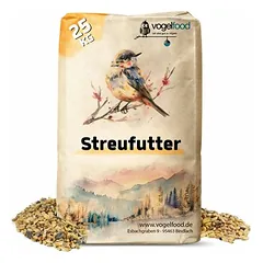 25 kg Streufutter Vogelfutter für Vögel Wildvögel Vogelfood