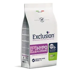 Exclusion Diet Hypoallergenic Medium/Large su vabzdžiais ir žirniais