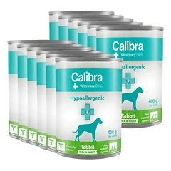 CALIBRA Veterianry Diets Dog Hypoallergenic Insect & Rabbit 12x400g