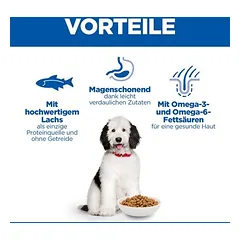 Hill's Science Plan Hypoallergenic Adult Large su lašiša, sausas maistas šunims — 4 nuotrauka