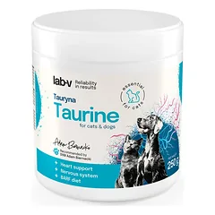 Lab-v Taurinas - pagrindinė širdies, regos ir nervų sistemos parama 250 g