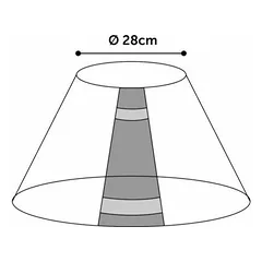 Flamingo Protective cone collar CAPO  M 28 cm — 2 nuotrauka