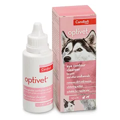 Optivet akių kontūro valiklis augintiniams, 50 ml