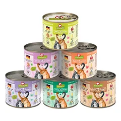 GranataPet DeliCatessen be žuvies kačių maistas - be grūdų šlapias kačių maistas, 6 skonių mišinys, 2 rinkinių komplektas, 24x 200g — 4 nuotrauka