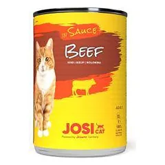 JosiCat Beef in Sauce konservuotas maistas katėms su jautiena padaže, 415 g