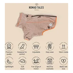 Nomad Tales Blush paltukas šunims Fleece Toffee, Vidutiniams 11–25 kg — 3 nuotrauka