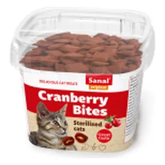 Sanal Cranberry Bites skanėstai sterilizuotoms katėms, 75 g
