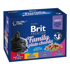 Brit Premium Multipack konservų rinkinys katėms padaže