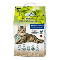 CosyCat ekologiškas gumuliuojantis kraikas SMULKUS iš medienos, 100% natūralus kraikas katėms, 2 x 20 l CosyCat bio kekinis kraikas, smulkus, iš medienos, 100 % natūralus kačių kraikas — 2 nuotrauka