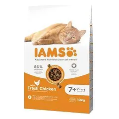 Sausas kačių maistas - IAMS CAT SENIOR VIŠTIENA, 10 kg