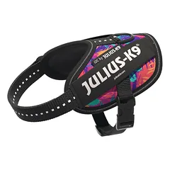 Julius - K9 IDC Powerharness Vibe - šuns pakinktai su atspindinčiomis savybėmis, delno raštas