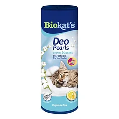 BIOKAT’S DEO PEARLS kačių kraiko gaivintuvas, medvilnės žiedų kvapo, 700g