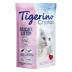 Tigerino Crystals klumpende Katzenstreu – Babypuderduft