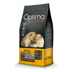 OPTIMANOVA Cat Kitten Chicken & Rice 400g photo