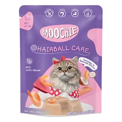 MOOCHIE Hairball Control su krevetėmis 70 g plaukų kamuoliukų mažinimas