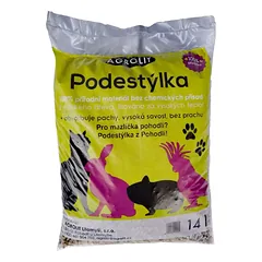 Granuliuotas pjuveninis kraikas gyvūnams Agrolit, 14 l
